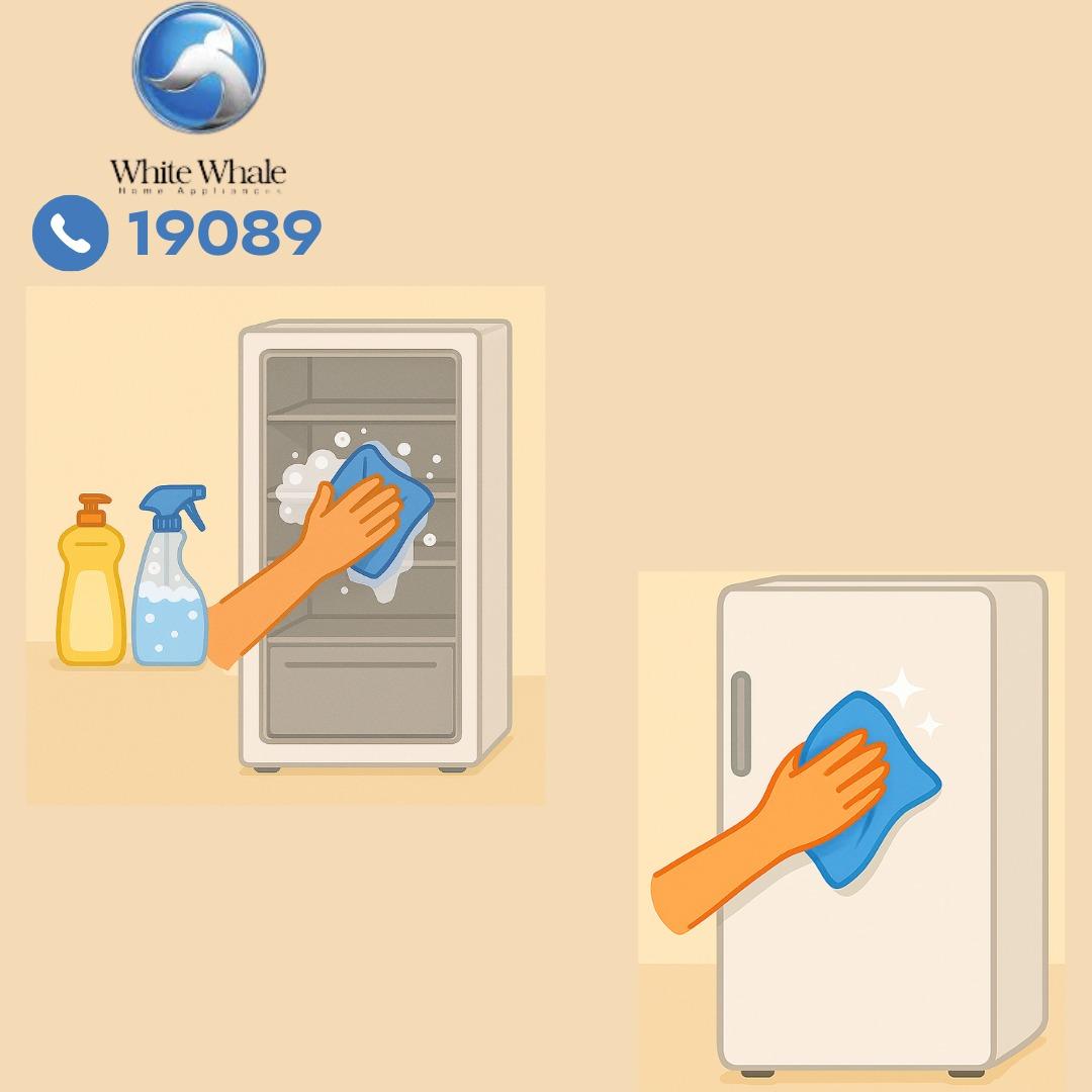 التنظيف الداخلي والخارجي لديب فريزر وايت ويل التنظيف الداخلي والخارجي لديب فريزر وايت ويل