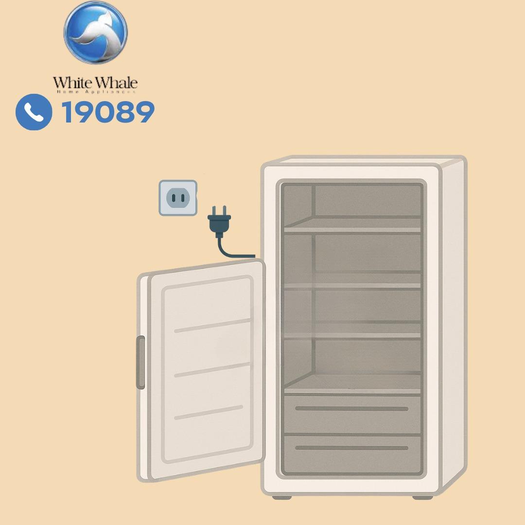 فصل ديب فريزر وايت ويل عن الكهرباء فصل ديب فريزر وايت ويل عن الكهرباء